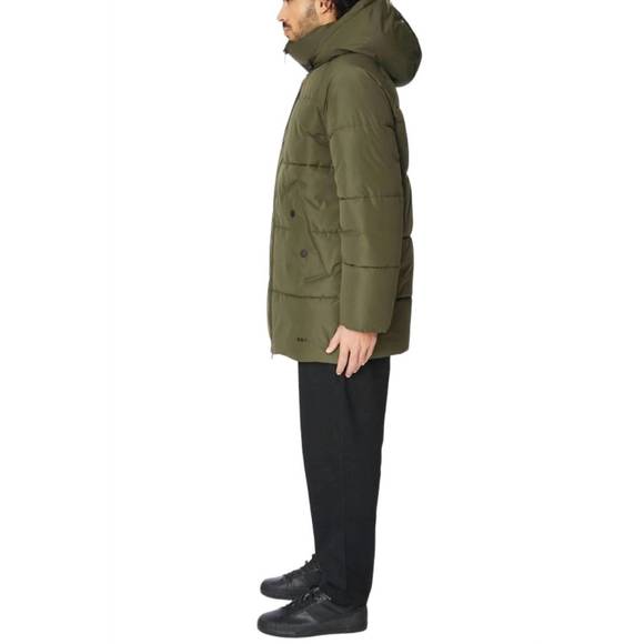 NEW OOFWEAR hooded 5989 jacket in moss green - Picture 3 of 6